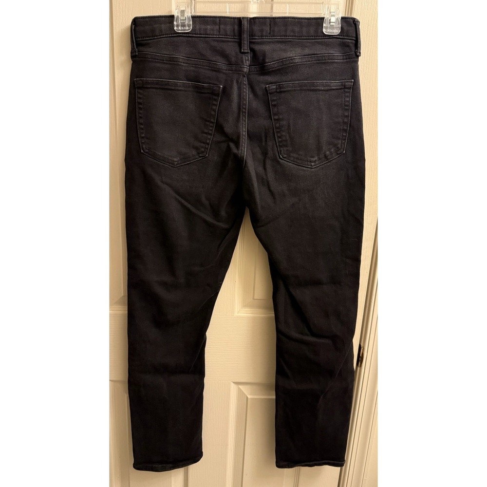 Old Navy Mens Black Distressed Slim Built In Flex Jeans Size 32x32 - Picture 6 of 6